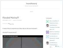 Tablet Screenshot of anandnataraj.com